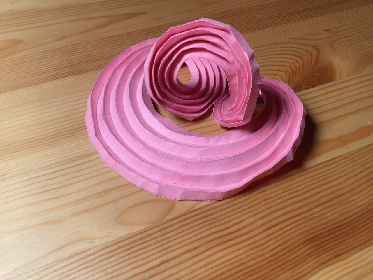 Hyperbolic origami